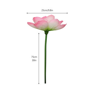 Hoa Sen Nhân Tạo Thả Trên Mặt Nước Trang Trí Hồ Cá Bông Sen Giả Nở 25 30cm Trang Trí Mang Đến Cảm Giác Thư Giãn