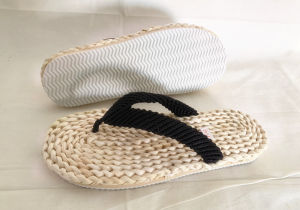 Free Shipping Retro Woven Corn Husk Sandals Flip-Flops MenS And WomenS For Couples Indoor And Home Use Casual Style