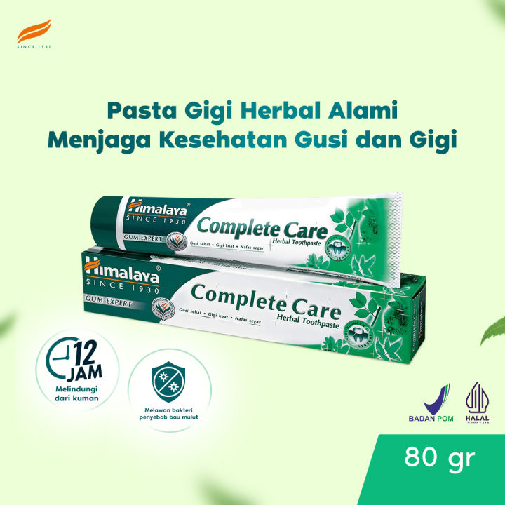 Himalaya Complete Care Herbal Toothpaste 80gr - Pasta Gigi Herbal ...