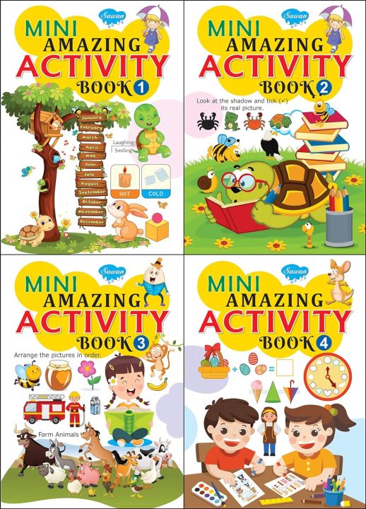 Activity Book/Mini Activity Books for Age 3 to 5 Years | Lazada Singapore