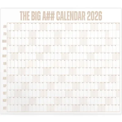 Extra Large Wall Calendar 2026 Giant Desk Calendar Premium Quality Durable Oversized Yearly Calendar Home Office Decor Planning Organizer