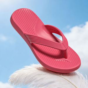 [Free Shipping] CoupleS Flip-Flops For Women New Summer Fashion Beach Shoes Striped EVA Lightweight Seaside Sandals