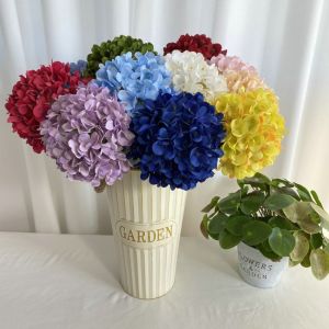MARBLEX Brushed Cloth Artificial Hydrangea Flower Floral Arrangement DIY Floral Decor Beautiful 58CM Fake Hydrangea Flowers for Home Party Wedding