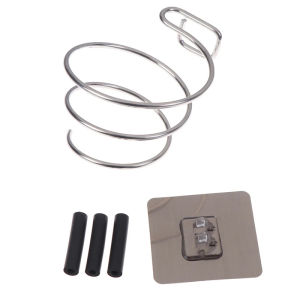 Wall Mounted Hair Dryer Holder Self-Adhesive Straightener Holder Hair Dryer Organizer Rack