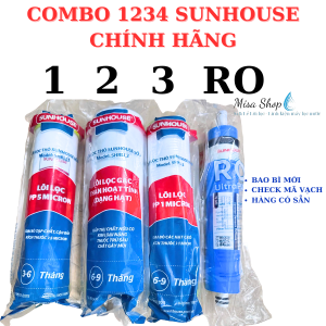 COMBO LÕI 1234 (GỒM LÕI 123 VÀ MÀNG RO SUNHOUSE)