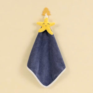 Sku169- Khăn lau tay bếp hình con thú dễ thươngloại dày tốt lau thấm hút nướcvải cotton mềm mịn