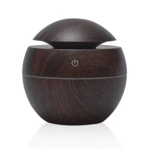 Air humidifier Mini home wood grain Mushroom humidifier USB Ultrasonic cold mist sprayer Aroma diffuser Purifier