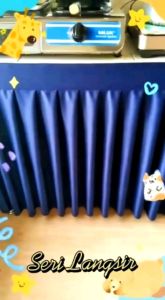 💥Langsir Kabinet Table Top Lapik meja Table cloth ❤️‍🔥👌