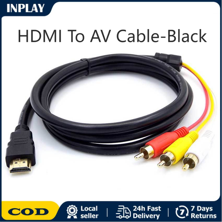 Universal AV Audio Video Cable TV HDTV DVD 1080P Composite HDMI To