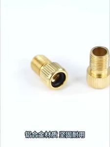 HuiLin. 4pcs F/V To A/V Valve Adapter Bike Value Converter Presta To Schrader Golden Bike Tire French Valve Adapter Bicycle Accessories