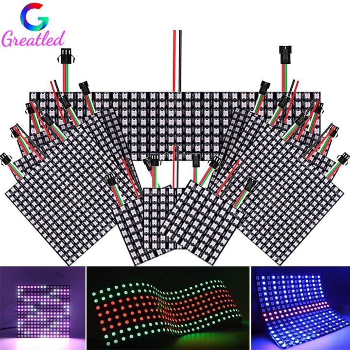 1~5pcs Ws2812b Digital Led Flexible Individually Addressable Panel