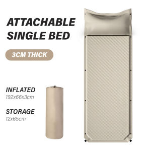 WTHB OUTDOOR Inflatable Double Person Air Bedquipped WITH integrated electric air pump Camping Portable Comfort Bedbed