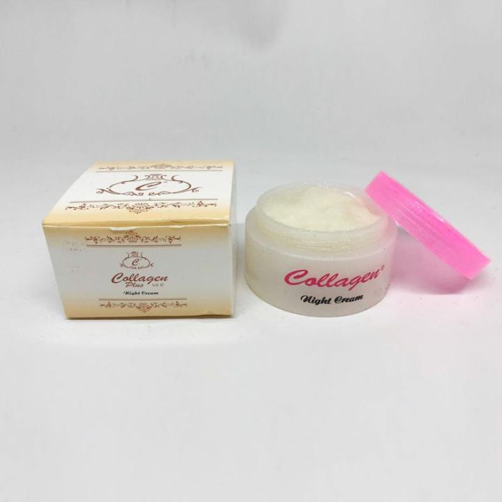 Bedak Pem utih Wajah Siang Malam Bpom / Krim Collagen Siang Malam Sabun