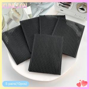 [KUNLIAN] 10Pcs Pack Barber Paste Hair Sticker No Trace Gripper Barber Grippers Hair Holder Hair Styling Cutting Portable Magic Sticker Hair Accessories