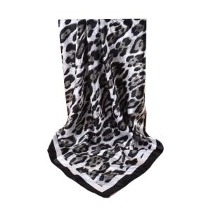 In hình thú khăn quàng cổ thời trang thoáng khí Polyester vuông bọc Bandana phụ kiện khăn quàng cổ 90cm Kích thước 4 lựa chọn màu sắc