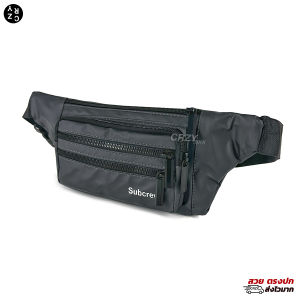 CRZY.BKK • A132 กระเป๋าคาดอก คาดเอว Subcrew  ซิป 5 ช่อง กระทัดรัด น้ำหนักเบา (มีหลายสี)
