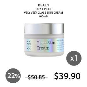 (VELY VELY) Glass Skin Cream 60ml - COCOMO