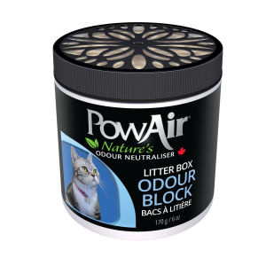 POW AIR LITTER BOX ODOR BLOCK 170g Passion Fruit (Natures Odor Neutralizer Remove Cat Litter Odor Lasts about 30 days)