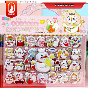 Stiker Timbul Murah DIY Sticker Bubble Hias Karakter isi 2 Lembar