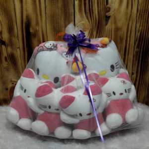 boneka beranak 2 induk 5 anak ganci