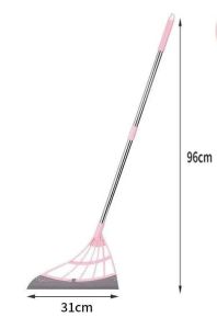FLOOR SQUEEGEE BROOM PERFECT FOR SHOWER BATHROOM KITCHEN HOME TILE PET HAIR FUR FLOOR MARBLE GLASS WINDOW WATER FOAM CLEANING SCRAPER BROOM LONG DETACHABLE REMOVABLE HANDLE ANTI STATIC IN POLE