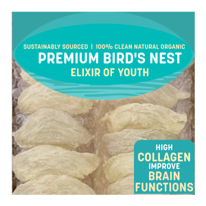 (PURE AND NATURAL) DishTheFish Premium Crescent-shaped 100% Natural Cave Birds Nest