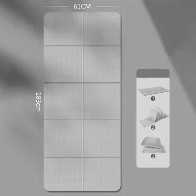 LuminaFlex Yoga Mat Foldable 6MM/8MM Anti-slip Design For Workout Exercise Beginners Fitness Equipment Exercise Mat