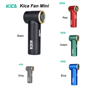 Kica Jet Fan Mini Handheld Travel Fan High Speed Aluminium 14h Battery Life