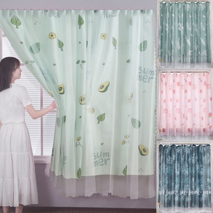 Rèm Khoen 2 lớp treo tường chống nắng, Rèm cửa dán tường chống nắng ...