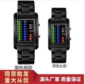 G7 New LED Binary Watch Korean Version Fashion Student Couple Personality led Electronic Watch 7/7