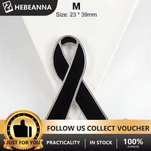 hebeanna เข็มกลัดหยดน้ำมันริบบิ้นสีดำสำหรับผู้หญิงเข็มกลัดติดปกเสื้อเครื่องประดับแฟชั่นชุดของขวัญเสื้อผ้า