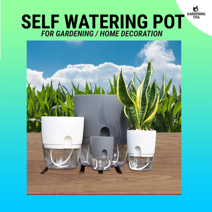 Self Watering Pots For Plants Automatic Watering For Plants Lazada PH