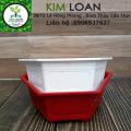 Combo 4 chậu nhựa lục giác truyền thống mini 21x8cm. 