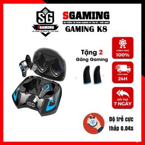 Tai Nghe Bluetooth Gaming Amoi K8 Tai Nghe Chơi Game Không Dây Có Đèn LED Độ Trễ Cực Thấp