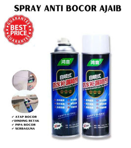 Spray Anti Bocor Tahan Air Semprotan Cat Waterproof Spray Tambal Anti Air 700 Ml / Semprotan Tahan Air Cocok Untuk Atap Genteng Pipa Tembok Retak Pelapis Anti Bocor Termurah Terbaru Promo