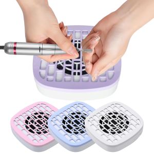 USBManicure Nail Vacuum Cleaner Strong Suction Nail Dust Collector Portable Nail Art Vacuum Dust Cleaner Extractor Fan (BLUE)