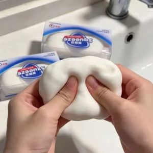 PEPEFULE Filled Soft Soap Ball Squishy Handmade Finger Relax Crunchy Fidget Toy Creative Shapeable Building Block Squishy Adult Kids