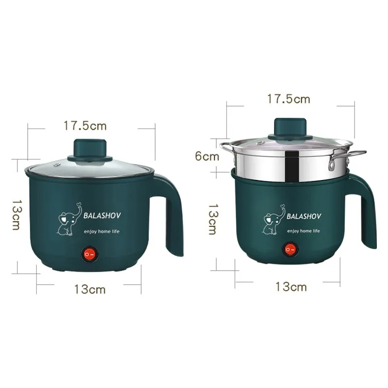 Electric Cooking Machine Household 1-2 People Hot Pot Single