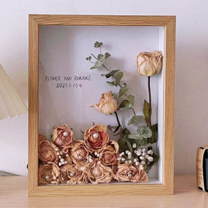3D Wooden Photo Frame Shadow Box Frame For Dried Flower Plant Pins Medals Tickets Photos DIY Art Crafts Display