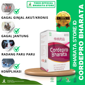 CORDEPRO BHARATA OBAT GAGAL GINJAL JANTUNG LAMBUNG PARU-PARU RADANG USUS ISK GAGAL HATI ASAM LAMBUNG