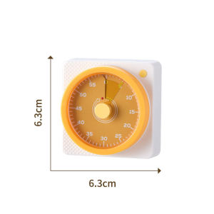 Kitchen Magnetic Timer Visual Countdown Clock Cooking Study Student Time Management Home Office Jam Dapur
