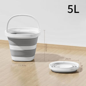 Quivlox Collapsible Bucket 10L Foldable Pail Portable Outdoor Fishing Travel Car Wash Laundry Tub Thickened Baldi Mudah