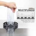 COD TaffHOME Pencuci Gelas Otomatis Selang Panjang Jug Rinser Washer - SU10 / alat pencuci gelas otomatis tinggal tekan gelas langsung bersih tekanan air kuat tidak perlu repot menggosok gelas menyemprot dengan rata material kuat dan kokoh terbaik terbaru. 