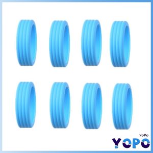 YoPo 8PCS/Set Luggage Wheels Protectors Silicone Reduce Noise Cover Luggage accessories