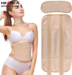 NEENCA 2 PACK Castor Oil Pack Compress Orangic Castor Oil Pack Kit for Liver Detox Reusable Castor Oil Wrap with Less Mess & Less Stress(Castor Oil Not Included)