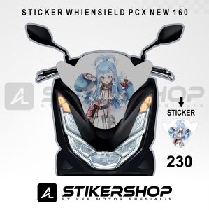 stiker whiensield - visor - tameng - variasi motor pcx new 160 gambar keren 225 - 232