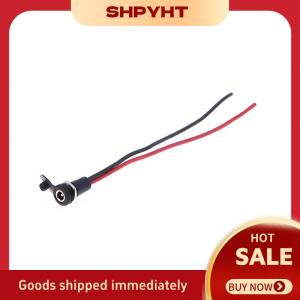 SHPYHT 1ชิ้นสายไฟ DC ตัวเมียพร้อมสายเคเบิล5.5x2.1 5.5x2.5มม. ขั้วต่อปลั๊กไฟ DC กระแสสูงสำหรับผู้ชายและผู้หญิง