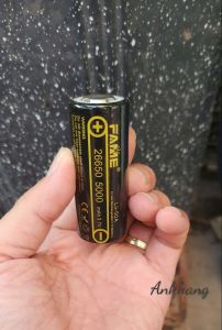 Pin sạc FAME Li-ion 26650 đầu bằng 3.7V dòng xả cao pin sạc cho đèn pin siêu sáng sạc dự phòng thiết bị điện tử...