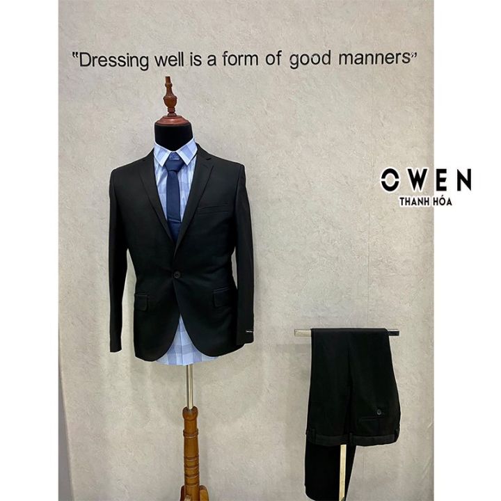 Mua OWEN - Áo khoác gió nam 2 lớp màu XANH NAVY 61043 - chống nước - M tại  Thời trang nam Owen 966 | Tiki