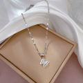 18k saudi gold pawnable legit necklace sale Butterfly Necklace Women's Luxury Collarbone Chain Jewelry. 